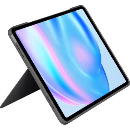 Etui z klawiaturą Logitech Combo Touch do iPad Air 13 M2 / M3 US - Szare
