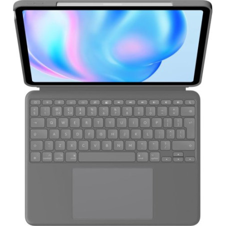 Etui z klawiaturą Logitech Combo Touch do iPad Air 13 M2 / M3 US - Szare