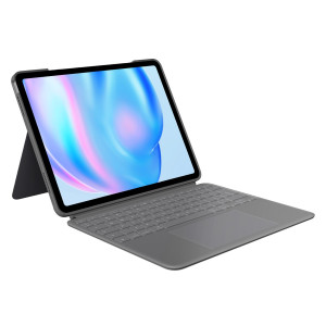 Etui z klawiaturą Logitech Combo Touch do iPad Air 13 M2 / M3 US - Szare