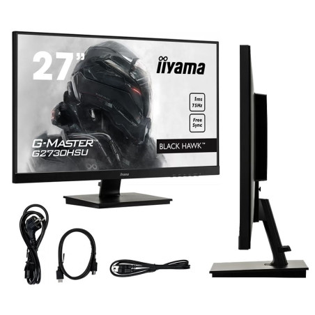 Monitor iiyama G-MASTER G2730HSU-B1 27" BLACK HAWK 27” 1ms FullHD Free Sync