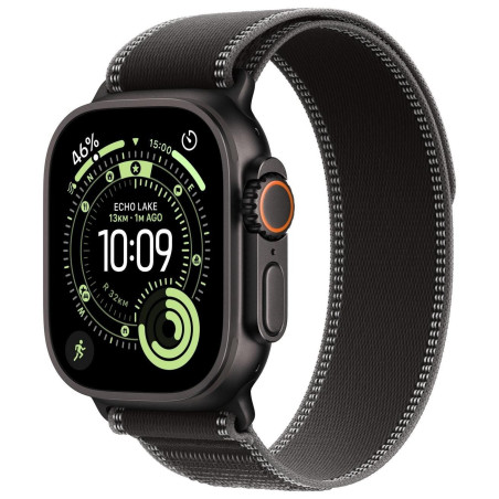 Apple Watch Ultra 3 GPS + Cellular 49mm koperta Tytanowa Czarny + opaska Trail S/M