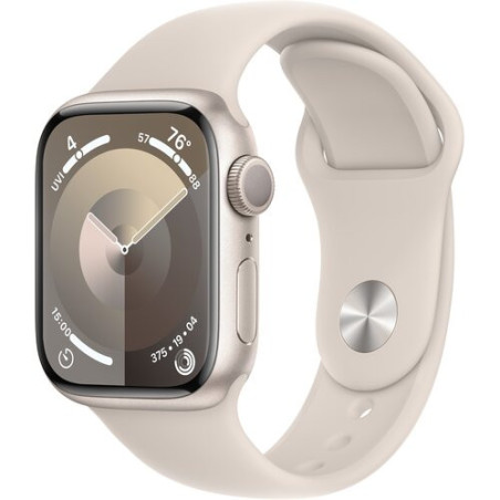 Apple Watch Series 9 GPS 45mm Księżycowa Poświata Starlight Sport Band