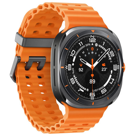 Samsung Galaxy Watch Ultra LTE 47mm Tytanowy Szary, pasek pomarańczowy