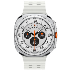 Samsung Galaxy Watch Ultra LTE 47mm Tytanowy Srebrny, pasek biały