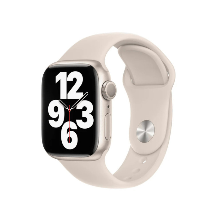 Apple Watch Series 7 GPS 41mm Księżycowa Poświata Starlight Sport Band