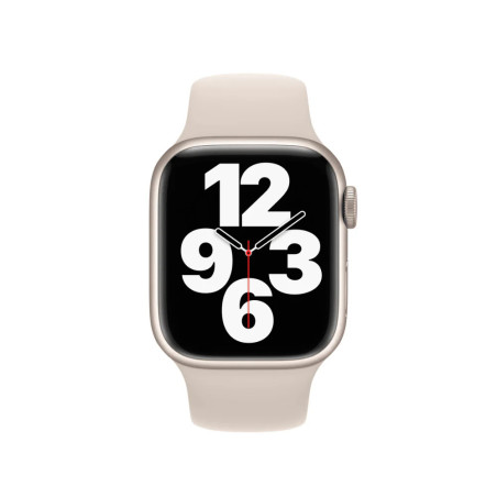 Apple Watch Series 7 GPS 41mm Księżycowa Poświata Starlight Sport Band