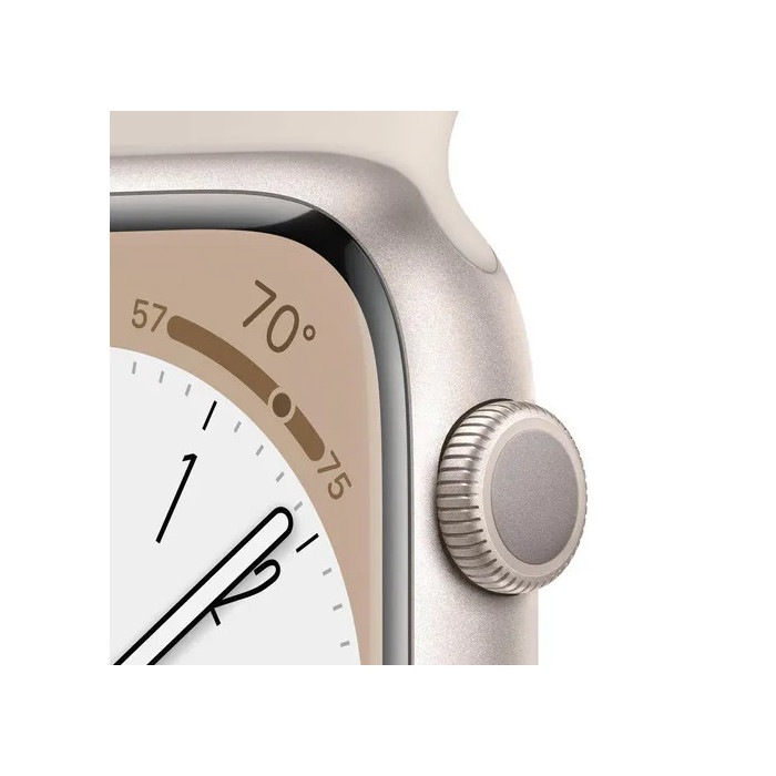 Apple Watch Series 8 GPS 41mm Księżycowa Poświata bez paska