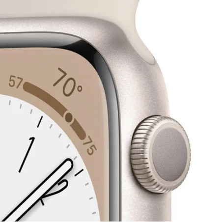 Apple Watch Series 8 GPS 41mm Księżycowa Poświata bez paska