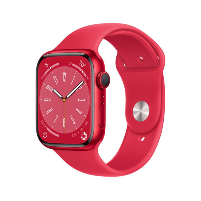 Apple Watch Series 8 GPS 45mm Czerwony Red Sport Band