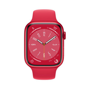 Apple Watch Series 8 GPS 45mm Czerwony Red Sport Band