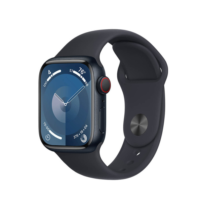 Apple Watch Series 9 GPS + Cellular 41mm Północ Midnight Sport Band