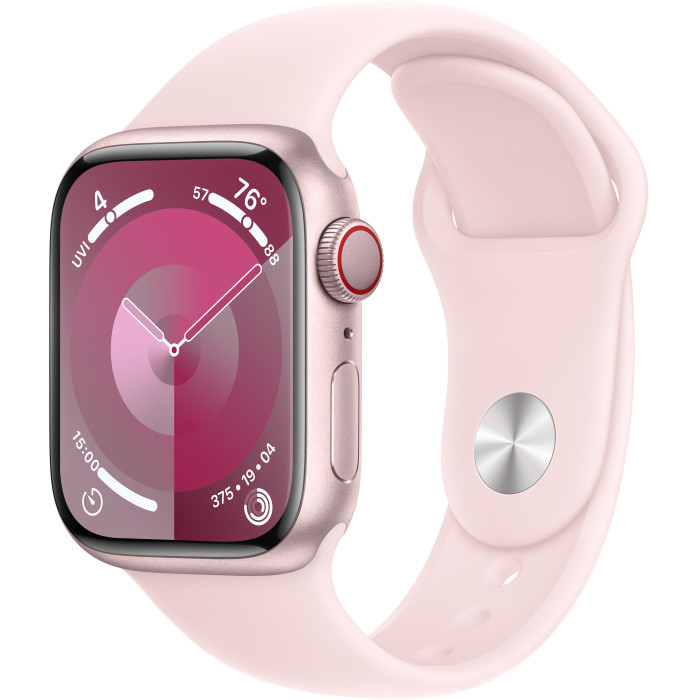 Apple Watch Series 9 GPS + Cellular 41mm Różowy Pink Sport Loop