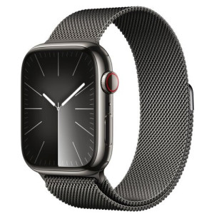Apple Watch 9 GPS + Cellular 45mm Grafitowy Graphite Stainless Steel Band