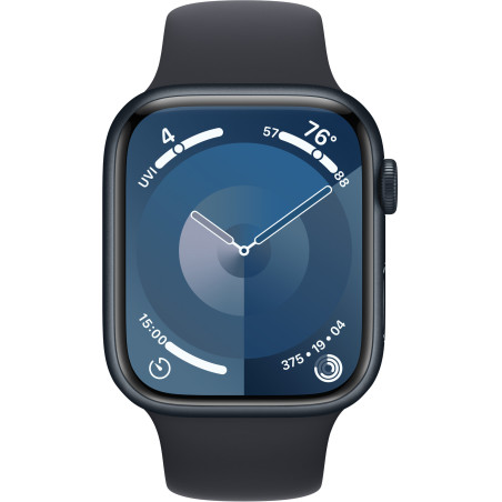 Apple Watch Series 9 GPS 45 mm Północ Midnight Sport Band