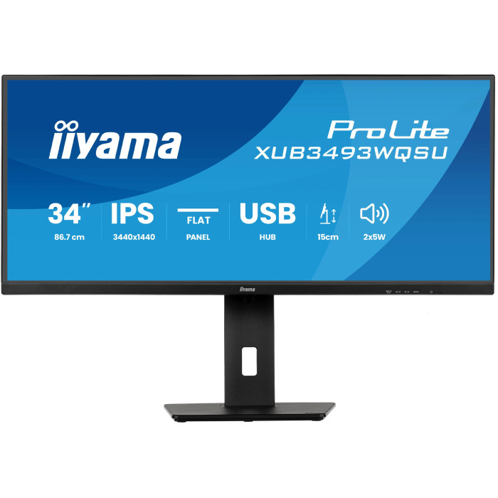 Monitor iiyama ProLite XUB3493WQSU-B5 34" UWQHD IPS 75Hz