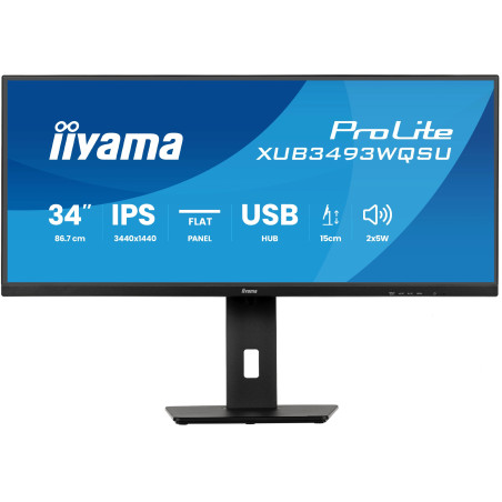 Monitor iiyama ProLite XUB3493WQSU-B5 34" UWQHD IPS 75Hz