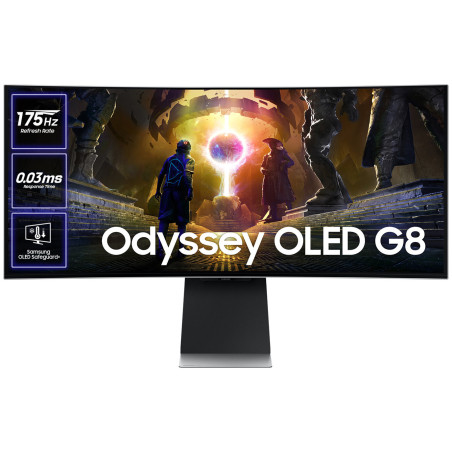 Monitor Samsung Odyssey OLED G8 LS34DG850SUXDU 34" QD-OLED UWQHD 175Hz