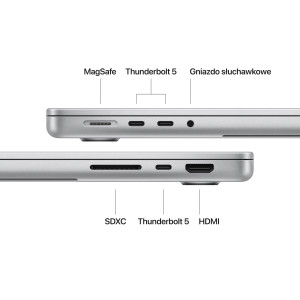 Apple MacBook Pro 14" M4 Max 36GB 1TB SSD - Srebrny